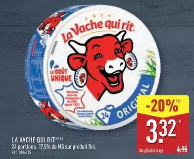 La vache qui rit - 24 Portions offre à 3,32€ sur Aldi