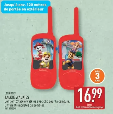 Talkie Walkies offre à 16,99€ sur Aldi