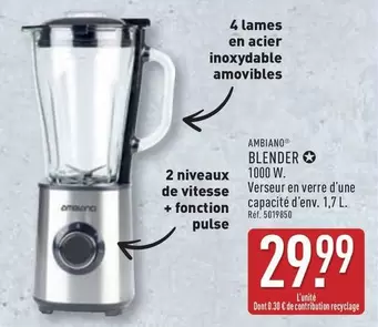 Blender offre à 29,99€ sur Aldi
