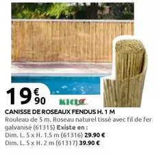 Dim - Canisse De Roseaux Fendus offre à 19,9€ sur Rural Master