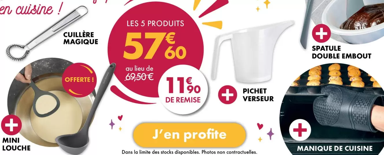 Les 5 Produits offre à 57,6€ sur Guy Demarle
