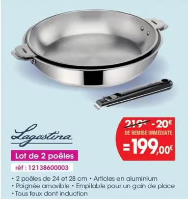 Lot De 2 Poêles offre à 199€ sur PRO&Cie