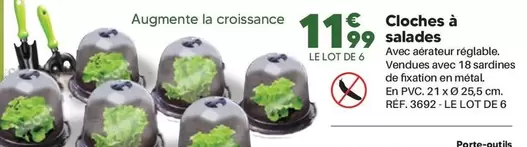 Cloches À Salades offre à 11,99€ sur Shopix