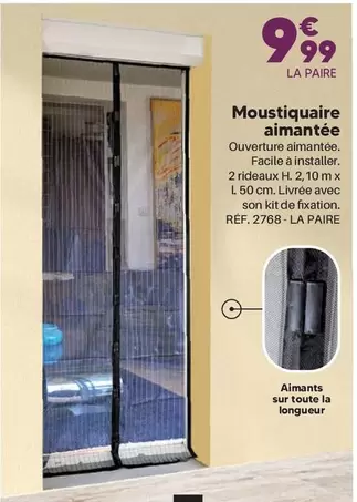 Moustiqueire Aimantée offre à 9,99€ sur Shopix