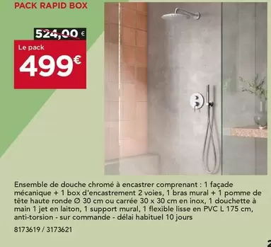 Pack Rapid Box offre à 499€ sur Gedimat