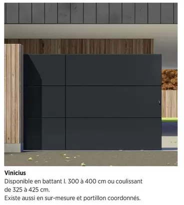 Vinicius offre sur Lapeyre