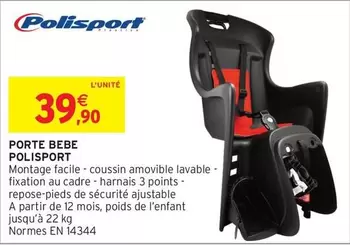 Facile - Porte Bebe offre à 39,9€ sur Intermarché Hyper
