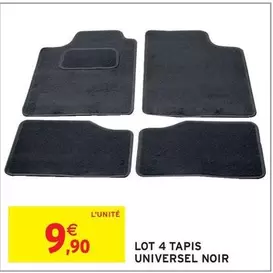 Tapis Universel Noir offre à 9,9€ sur Intermarché Hyper