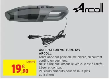 Aspirateur Voiture 12v offre à 19,9€ sur Intermarché Hyper