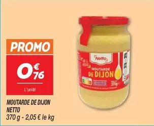 Promo - Moutarde De Dijon offre à 0,76€ sur Netto