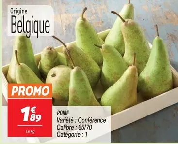 Promo - Poire offre à 1,89€ sur Netto