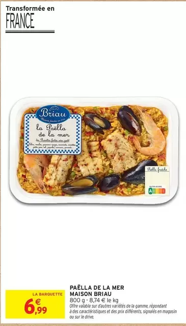 Signal - Paella De La Mer Maison offre à 6,99€ sur Intermarché Express