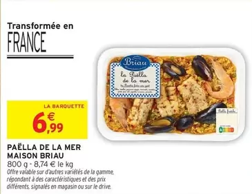 Signal - Paëlla De La Mer offre à 6,99€ sur Intermarché Contact
