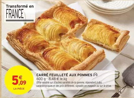 Signal - Carre Feuilleté Aux Pommes offre à 5,09€ sur Intermarché Contact