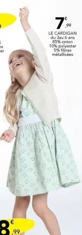 Le Cardigan offre à 7,99€ sur Stokomani
