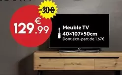 Meuble Tv  offre à 129,99€ sur Maxi Bazar