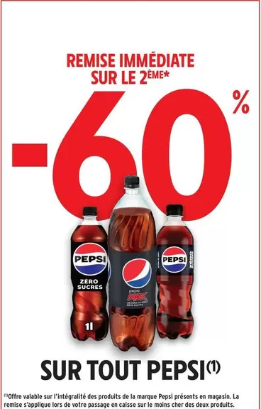 Pepsi - Sur Tout offre sur Intermarché