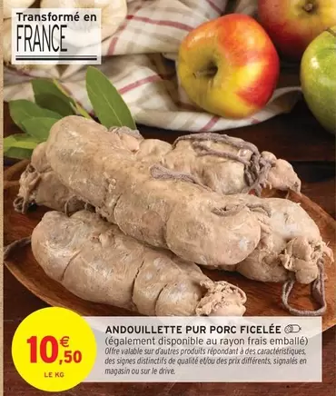 Signal - Andouillette Pur Porc Ficelée offre à 10,5€ sur Intermarché