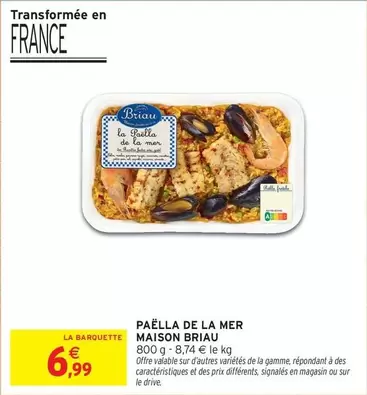 Signal - Paella De La Mer offre à 6,99€ sur Intermarché