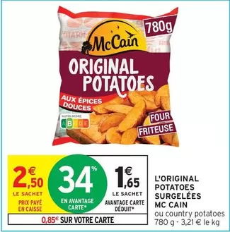 McCain - L'original Potatoes Surgelées offre à 1,65€ sur Intermarché