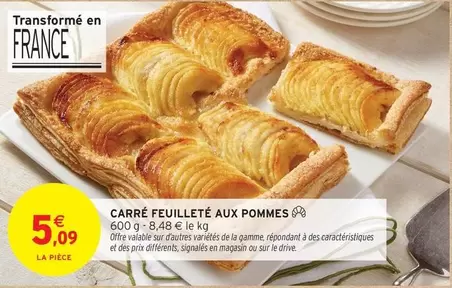 Signal - Carré Feuilleté Aux Pommes offre à 5,09€ sur Intermarché