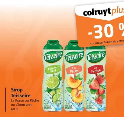 Teisseire - Sirop offre sur Colruyt