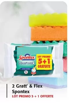 Spontex - 2 Gratt & Flex offre sur Colruyt