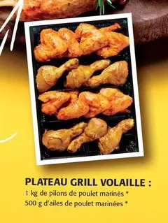 Plateau Grill Volaille offre sur Colruyt