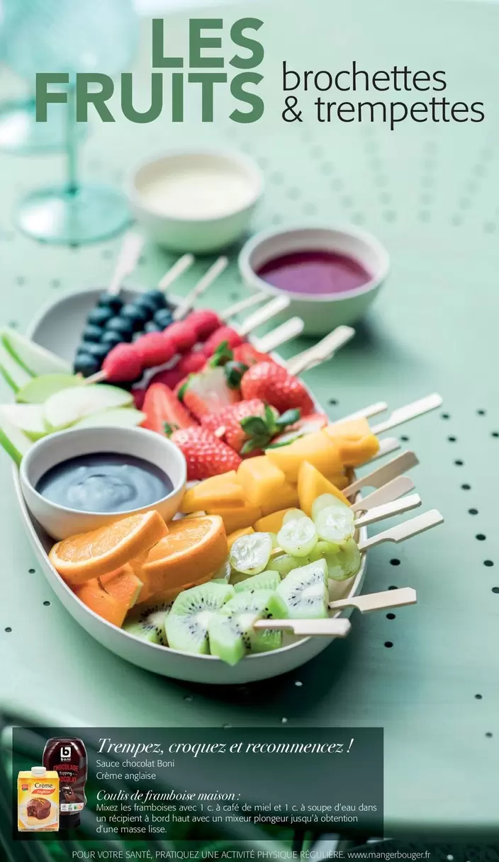 Fruits Brochettes & Trempettes  offre sur Colruyt