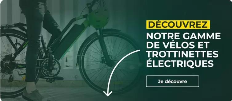 Notre Gamme De Velos Et Trottinettes Electriques offre sur Feu Vert