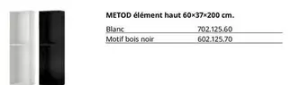 Elément Haut offre sur IKEA