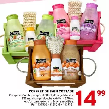 Cottage - Coffret De Bain offre à 14,99€ sur Trafic