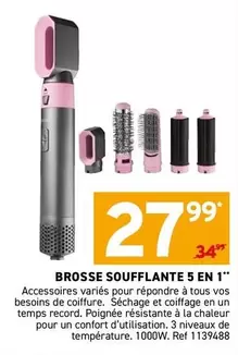 Brosse Soufflante 5 En 1 offre à 27,99€ sur Trafic