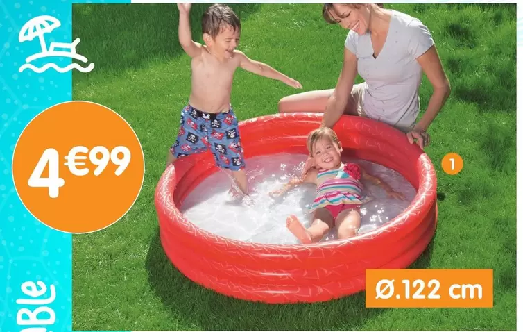 Piscine Gonflable offre à 4,99€ sur B&M