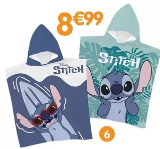 Poncho Lilo & Stitch offre à 8,99€ sur B&M