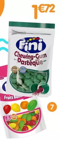 Fini - Chewing-Gum  offre à 1,72€ sur B&M