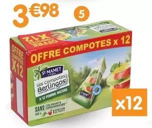 Saint Mamet - Compote offre à 3,98€ sur B&M