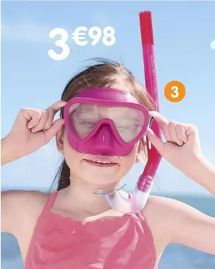 Set Masque + Tuba Enfant offre à 3,98€ sur B&M