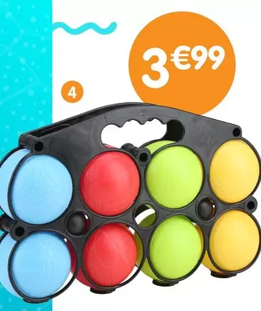 Jeu De Pétanque Enfants  offre à 3,99€ sur B&M