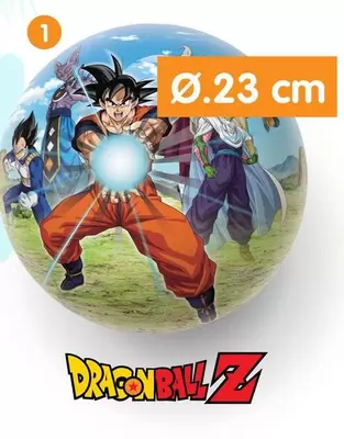 Ballon Dragon Ball offre à 2,75€ sur B&M
