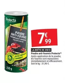 Poudre Anti-fourmis Protecta offre à 7,99€ sur Gamm vert
