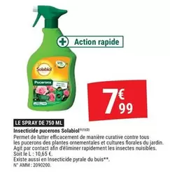 Solabiol - Insecticide Pucerons offre à 7,99€ sur Gamm vert