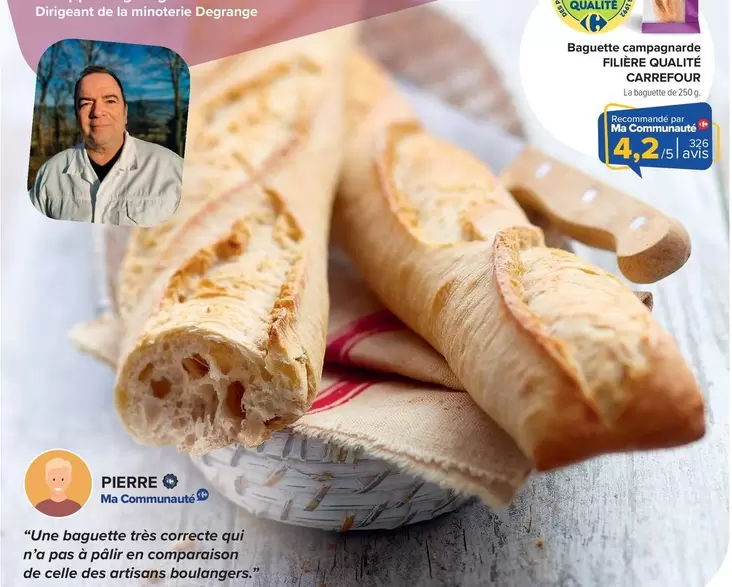 Carrefour - Baguette Consommation offre sur Carrefour Market