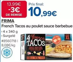 Frima - French Tacos Au Poulet Sauce Barbebue offre à 10,99€ sur Costco
