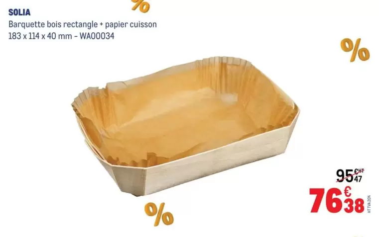 Solia offre à 76,38€ sur Metro