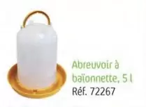 Abreuvoir À Baionnette offre sur Point Vert