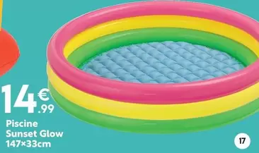 Piscine Sunset Glow offre à 14,99€ sur Maxi Bazar