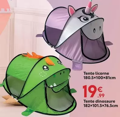 Tente Licorne  offre à 19,99€ sur Maxi Bazar