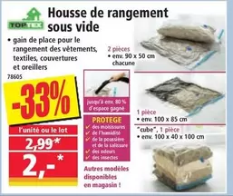 Housse De Rangement Sous Vide offre à 2€ sur Norma