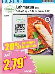 Lahmacun offre à 2,79€ sur Norma